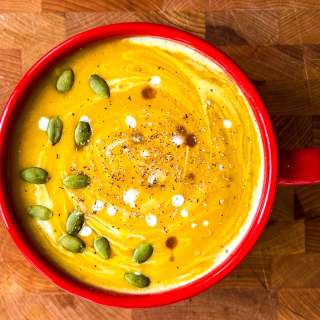 Effortless Roasted Butternut Squash Soup