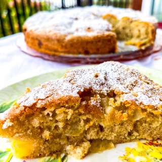 French Apple Cake with Rum