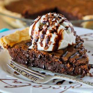 Easy Brownie Pie