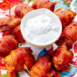Bacon Wrapped Chicken (Air fryer or Oven)
