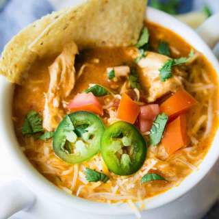 (Slow Cooker) King Ranch Chicken Soup