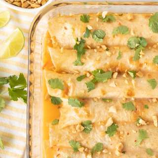 Thai Chicken Enchiladas