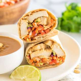 Thai Chicken Wraps