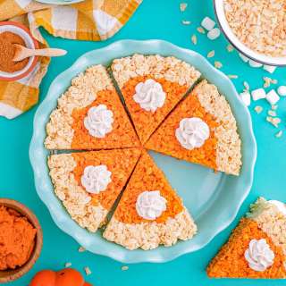 Pumpkin Pie Rice Krispie Treats