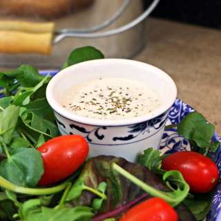 Creamy Italian Salad Dressing - great with Pizza!
