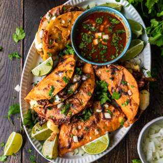 Birria Tacos with Consommé