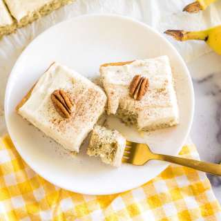 Banana Cake with Cream Cheese Frosting