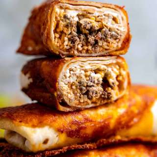 Grilled Cheese Burritos