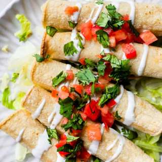 Baked Chicken Taquitos