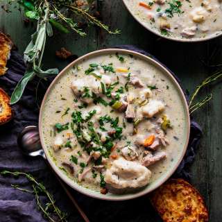 Dutch Oven Chicken and Dumplings