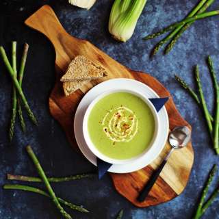 Cream of Asparagus & Celery Soup