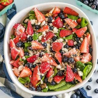Strawberry Spinach Salad