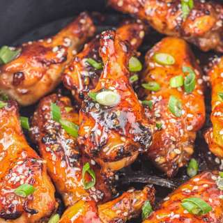 Honey Garlic Chicken Wings