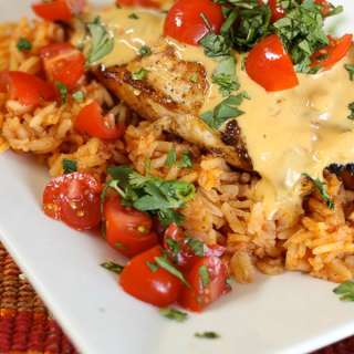 Cheesy Grilled Mexican Chicken