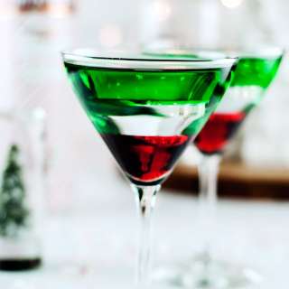 Chocolate Covered Cherry Peppermint Martini