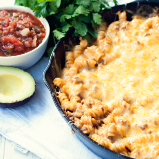 One Pot Enchilada Pasta