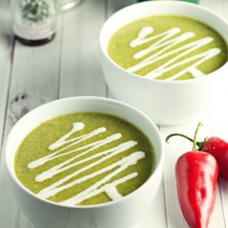 Roasted Poblano Soup