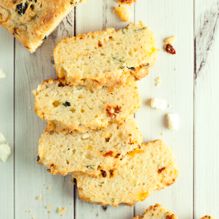 Easy Sun-Dried Tomato and Feta Quick Bread