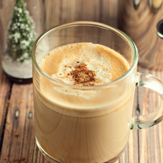 White Chocolate Eggnog Latte