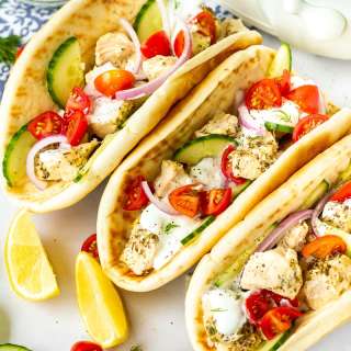 Easy Crockpot Chicken Gyros