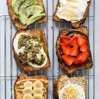 2 Ingredient Toast 6 Ways