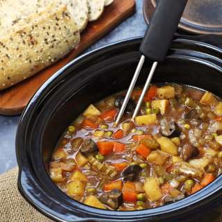 Easy Slow Cooker Vegan Stew