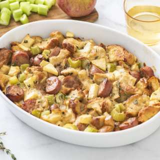 Kid's Apple Sausage Stuffing
