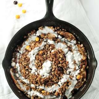 Pecan Skillet Apple Crisp