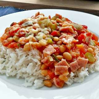Spicy Bacon & Baked Bean Casserole