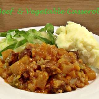 Slow Cooked Beef & Vegetable Casserole