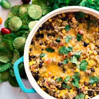 Cheesy Mexican Chili Rice