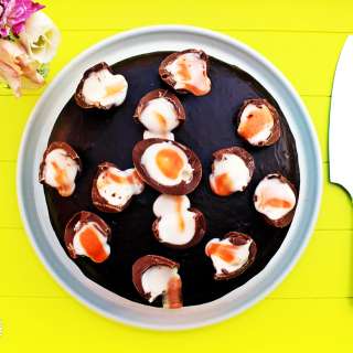 Creme Egg Chocolate Cake - moist and delicious!