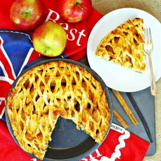 Spiced Apple Lattice Pie