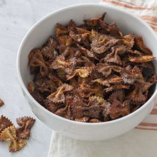 Air Fryer Churro Pasta Chips