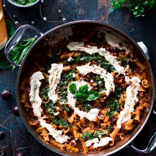 Creamy Pesto Lasagna One Pot Pasta