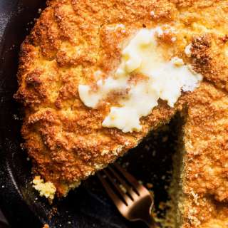 Jiffy Style Cast Iron Skillet Cornbread