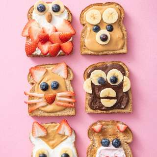 Animal Face Toast