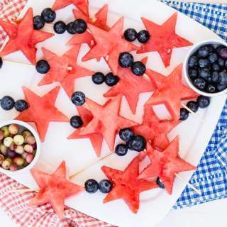4th of July Fruit Wands
