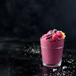 Probiotic Mango Berry Tropical Smoothie Recipe
