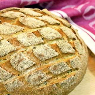 Olive and Parmesan Cob Loaf