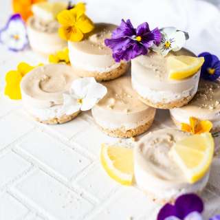 Mini Lemon Vegan Cheesecakes Recipe