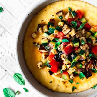 Easy Ratatouille Recipe with Creamy Polenta