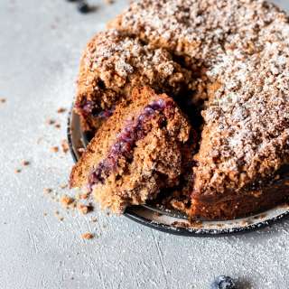 Triple Berry Vegan Coffee Cake Recipe