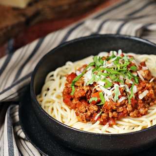Turkey Bolognese
