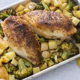 Middle Eastern Sheet Pan Chicken Dinner
