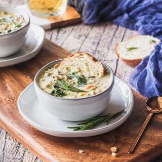 Creamy Chicken and Wild Rice Soup