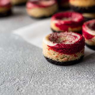 Mini Red Velvet Vegan Cheesecake Recipe