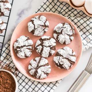 Chocolate Crinkle Cookies