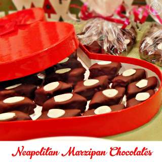 Neapolitan Marzipan Chocolates