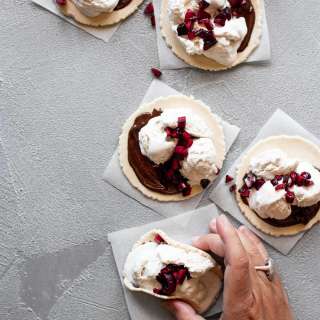 Edible Cookie Dough Dessert Tacos